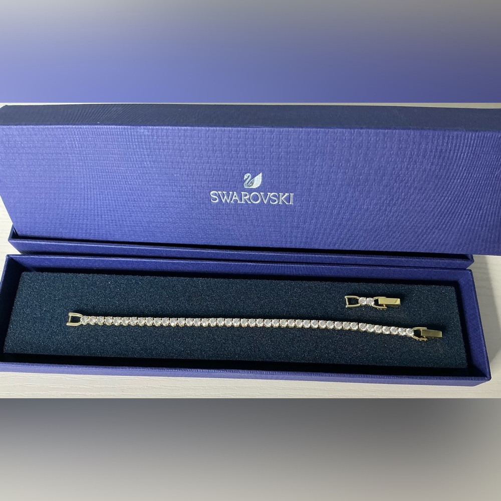 Swarovski Gold Bracelet